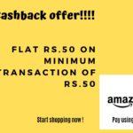 50 RS Cashback Offer on Amazon Pay