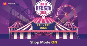 Myntra End Of Reason Sale 22nd to 25th