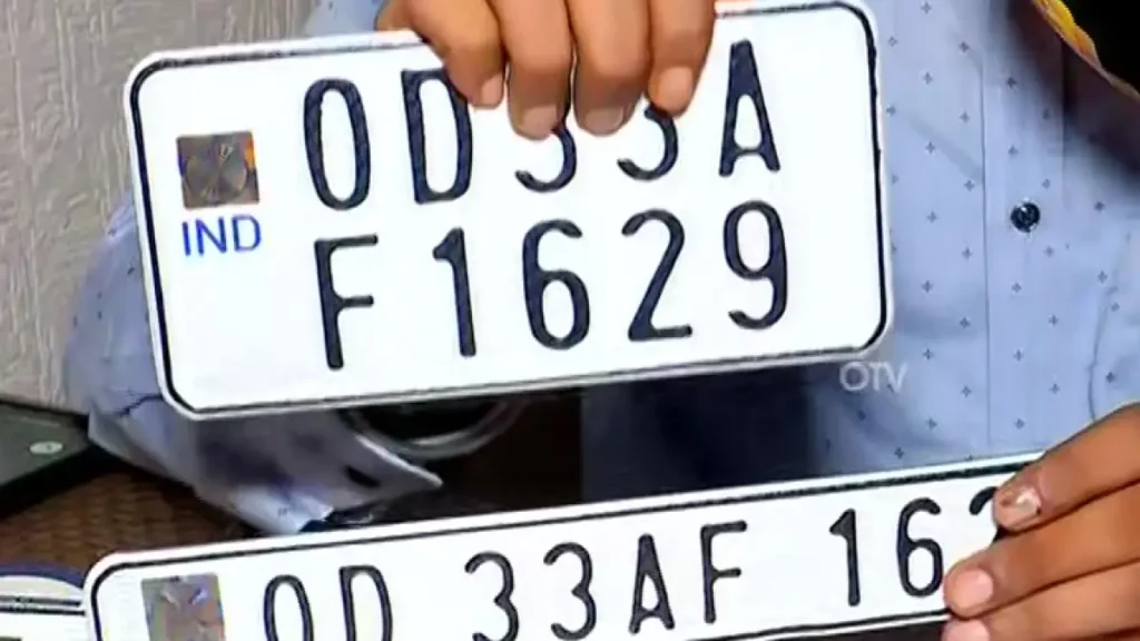 Number plate rules