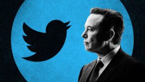 Elon Musk with twiter