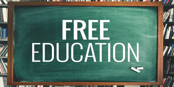 Free education board image