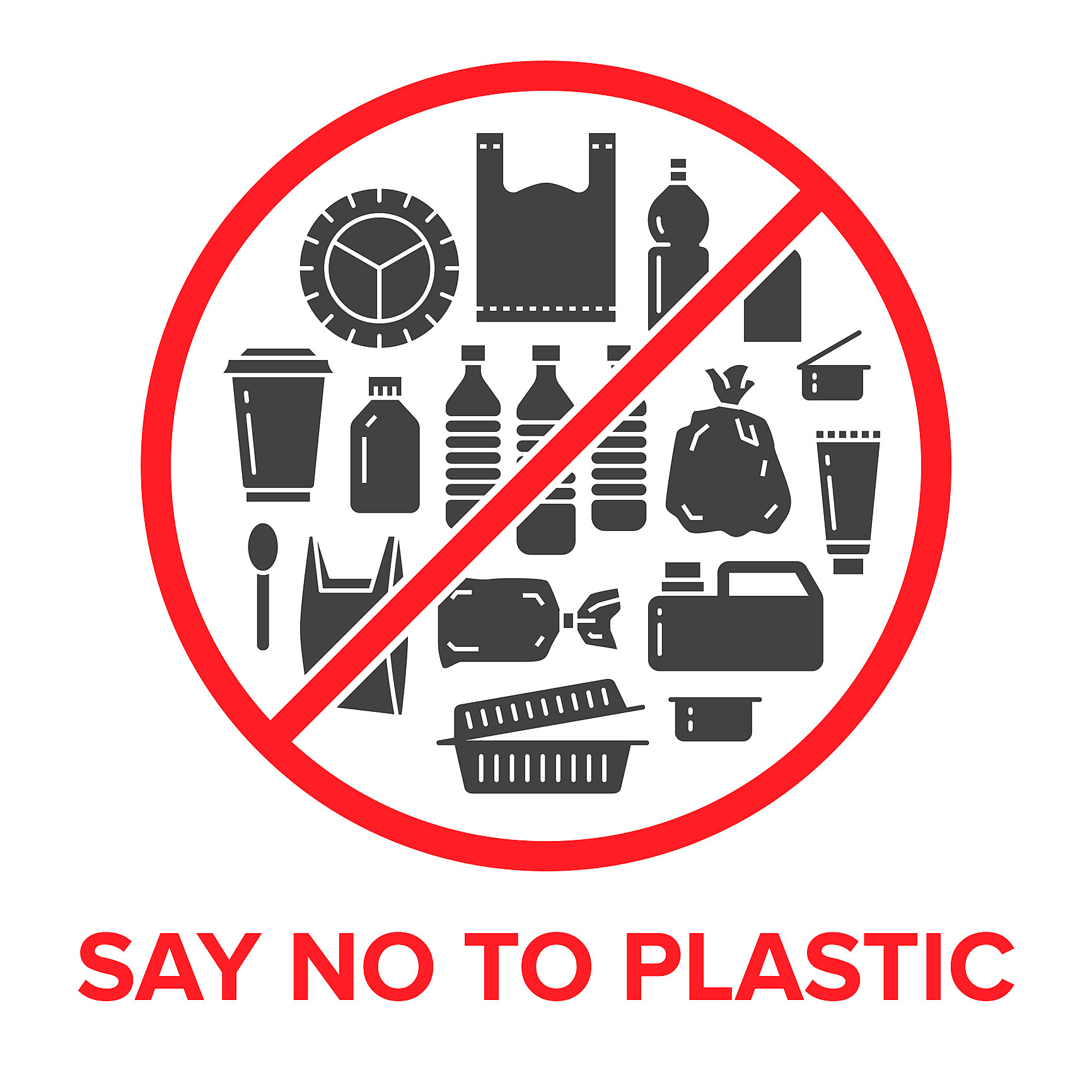Say no plastic